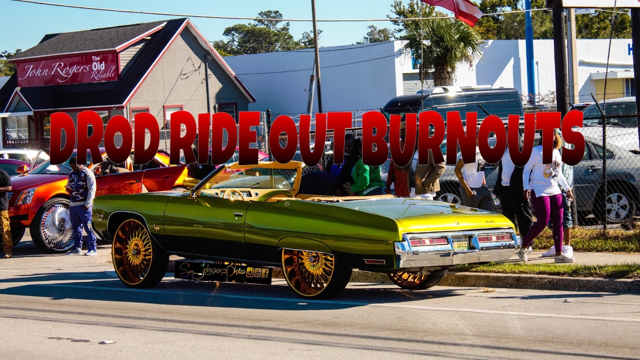 Heavy motor and burn out footage from DROD RIDE OUT 2k17 in HD Must See