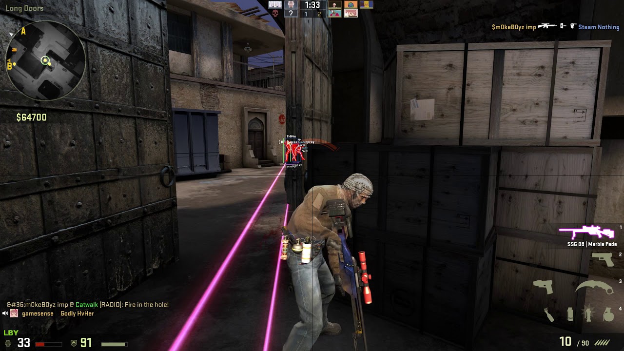 CS:GO HvH With skeet.cc #2