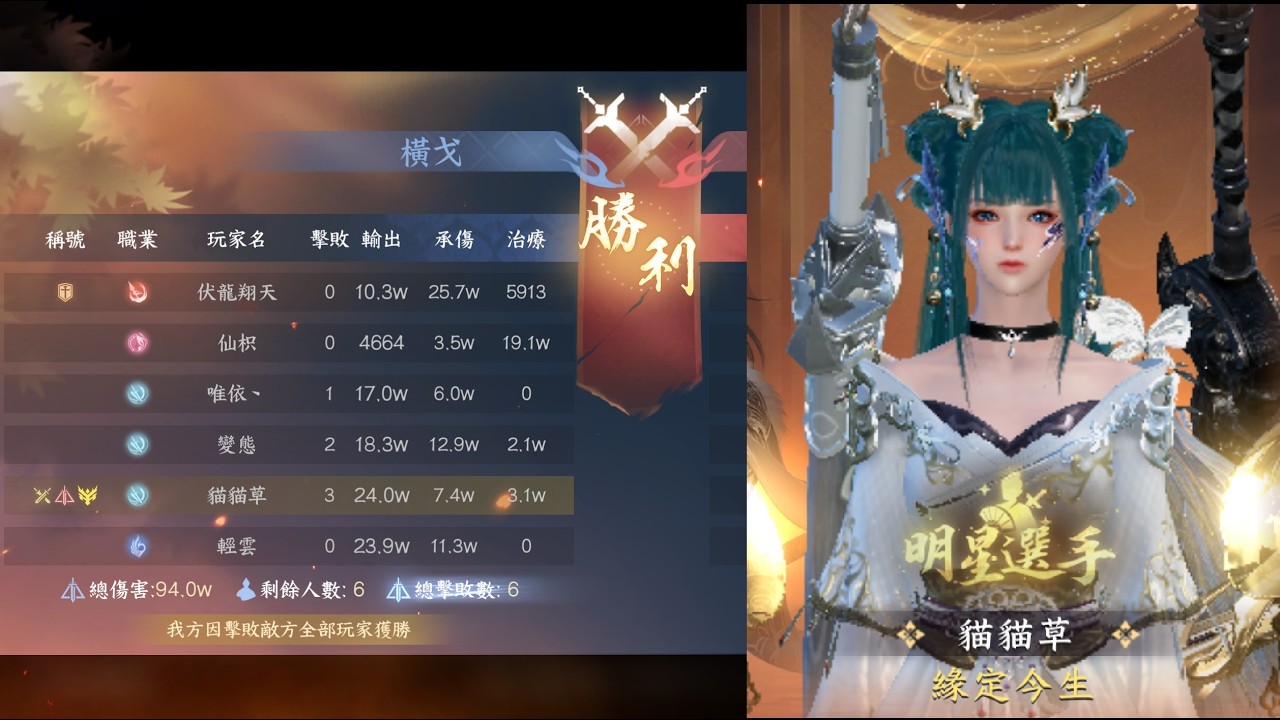 Sword of Justice 6v6 7/4 招緣定滿炮遠程++