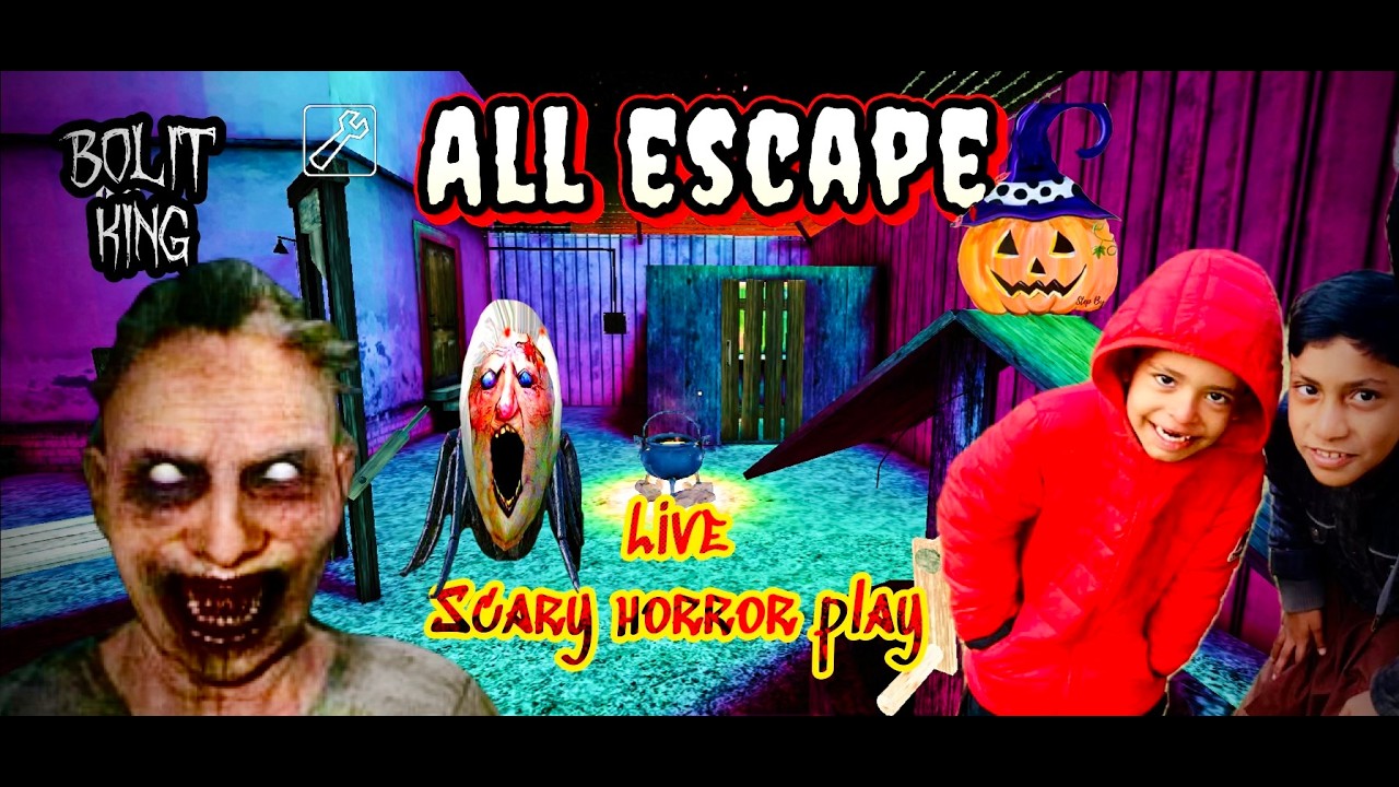 Granny Full _ Scary Horror  House | All Escapes Horror Gaming #granny #bolitking