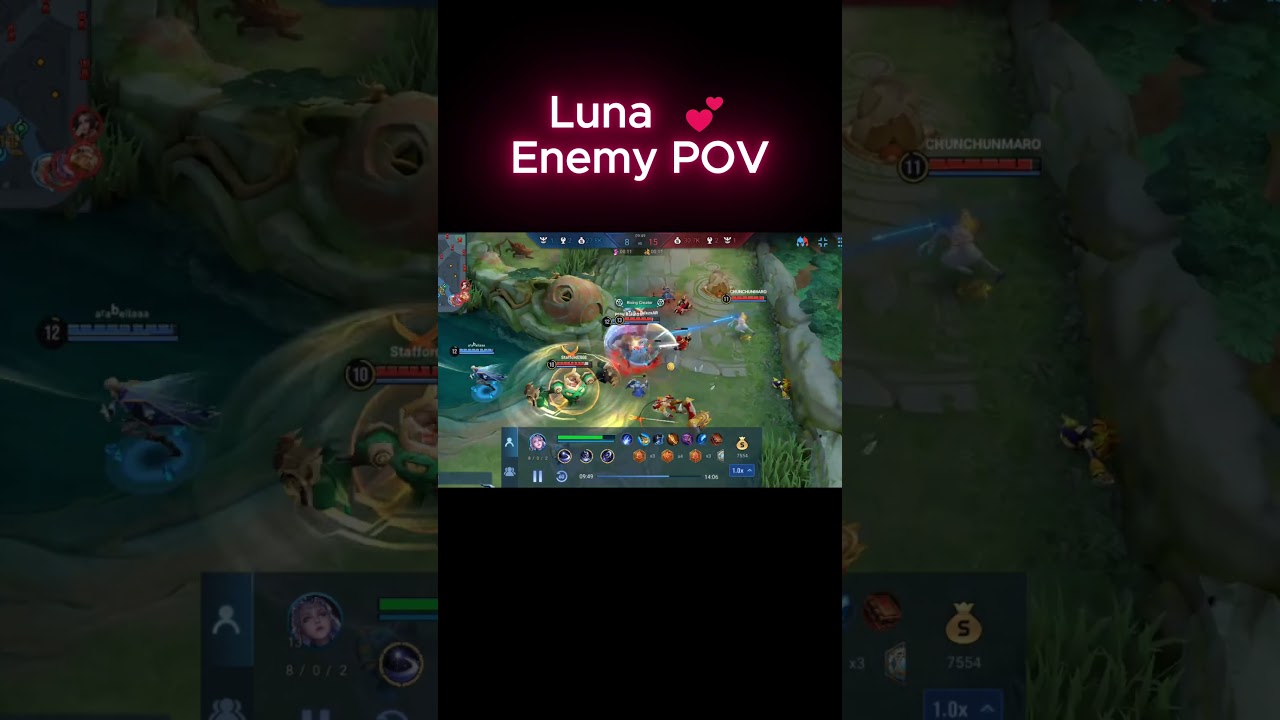Getting Destroyed by Luna – Enemy POV | Honor of Kings