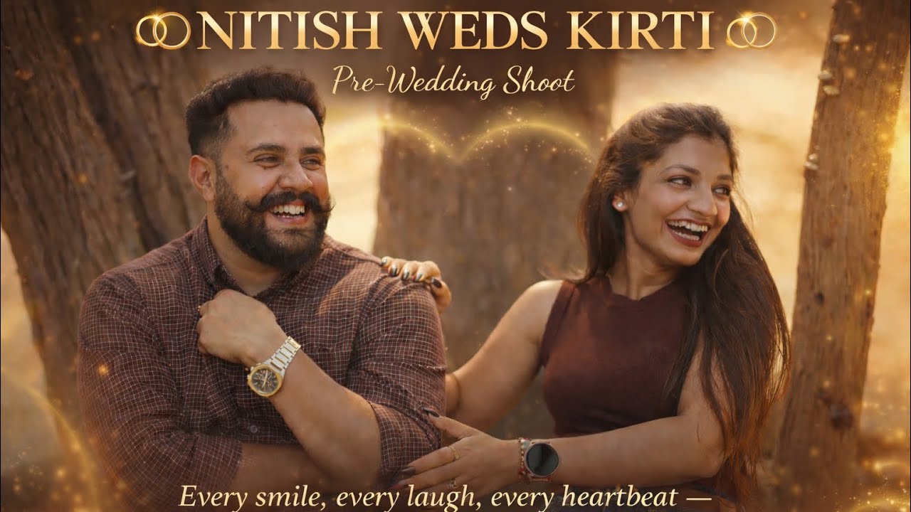 NITISH WEDS KIRTI ♥️