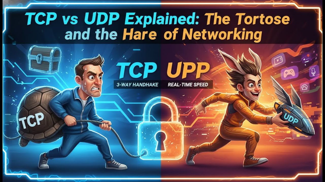 TCP vs UDP Explained: The Tortoise and the Hare of Networking