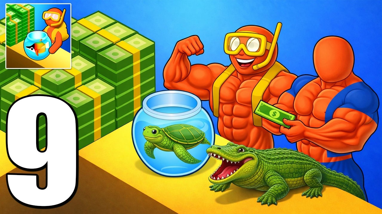 Aquarium Land: Gameplay Walkthrough Part 9  - Sea life With Beautiful fish (Android,iOS):