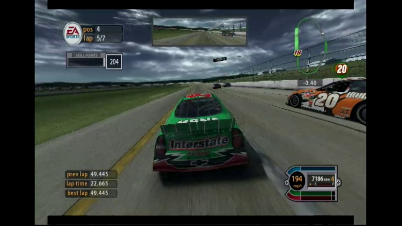 NASCAR 2005 Chase For The Cup Original Xbox HD Gameplay