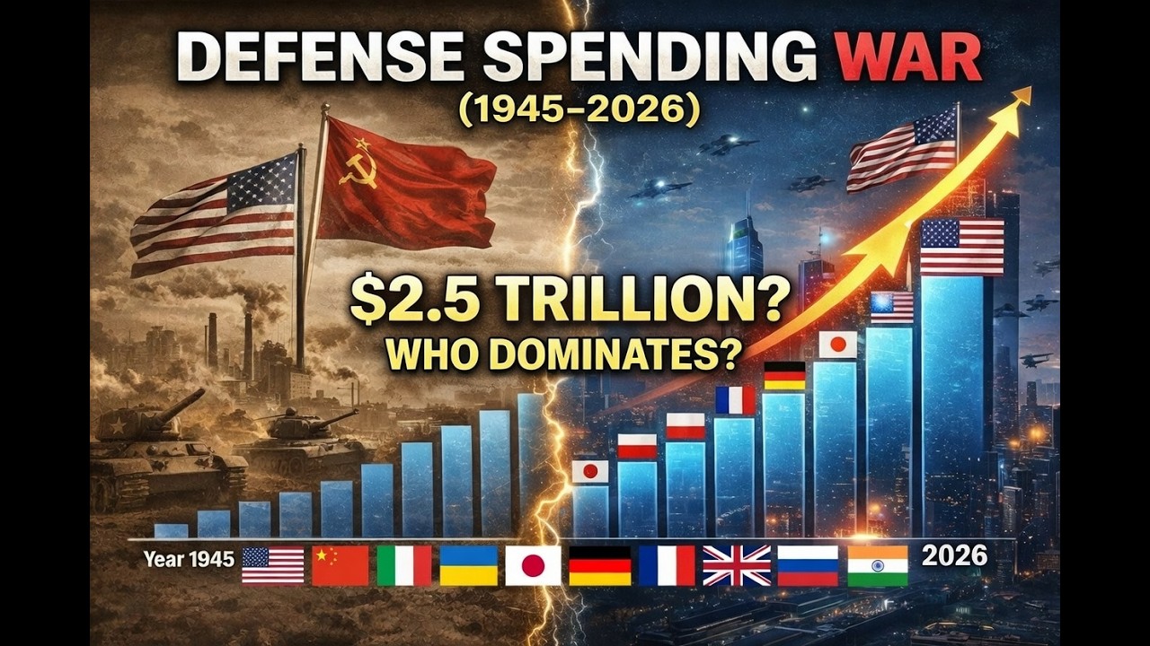 How Much Does It Cost to Rule the World? Military Budgets Comparison (1945-2026)