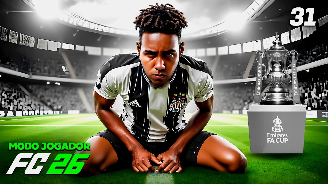 NOITE PRA ESQUECER! GOLEADA E ELIMINAÇÃO NA F.A CUP! 😳 - Modo Carreira Jogador | EA FC 26
