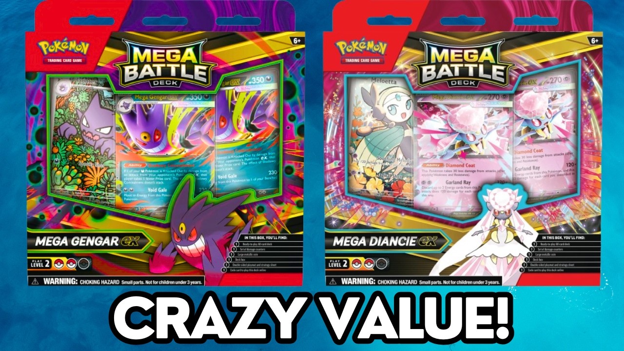 Are the Mega Gengar & Diancie ex Battle Decks Worth Buying?