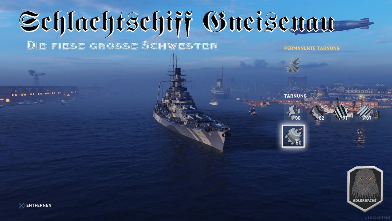World of Warships Legends - GNEISENAU - Tier 6 - Die fiese große Schwester! [gameplay/ deutsch]