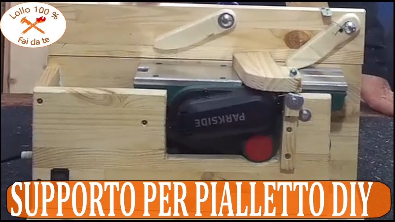 SUPPORTO PER PIALLETTO PARKSIDE FAI DA TE - DIY PARKSIDE PLANER STAND