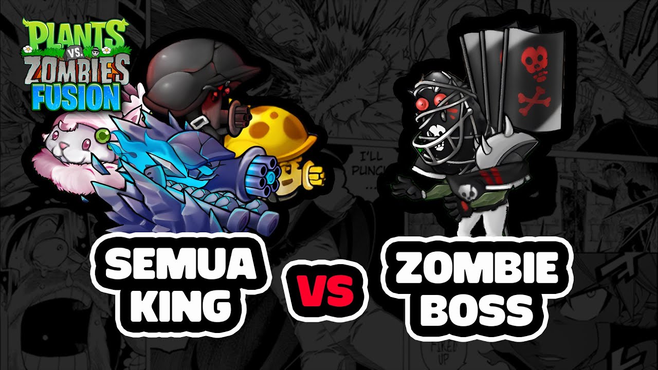 Semua Tanaman King vs Zombie Boss Giga Tall-nut Hitam