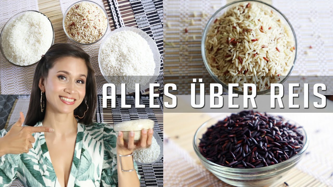 Alles über Reis: Thai Jasmin Reis | Riceberry | Vollkorn & Roter Jasmin | Klebreis 🍚❤