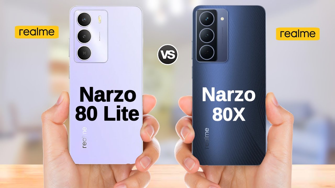 Realme Narzo 80 Lite 5g vs Realme Narzo 80X 5g || Full Comparison