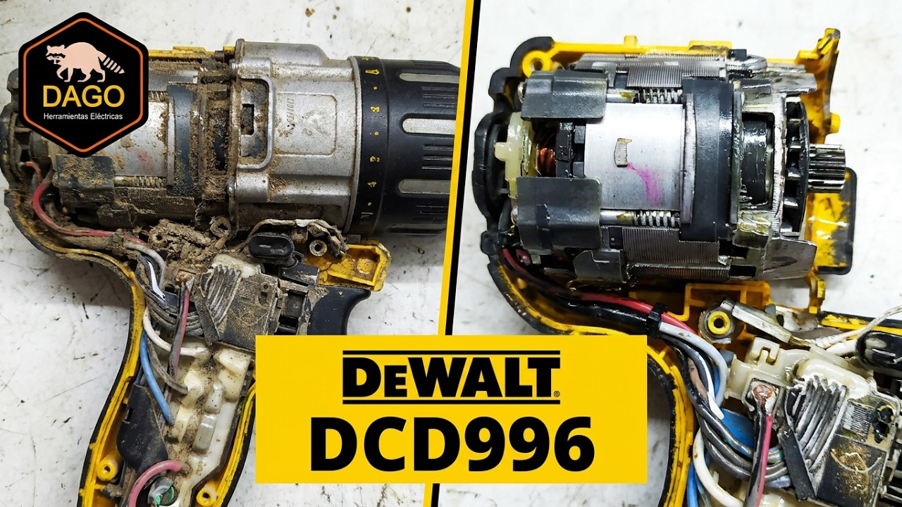 Mantenimiento Y Limpieza De Taladro Brushless Inalámbrico / Drilling Maintenance Dewalt DCD996