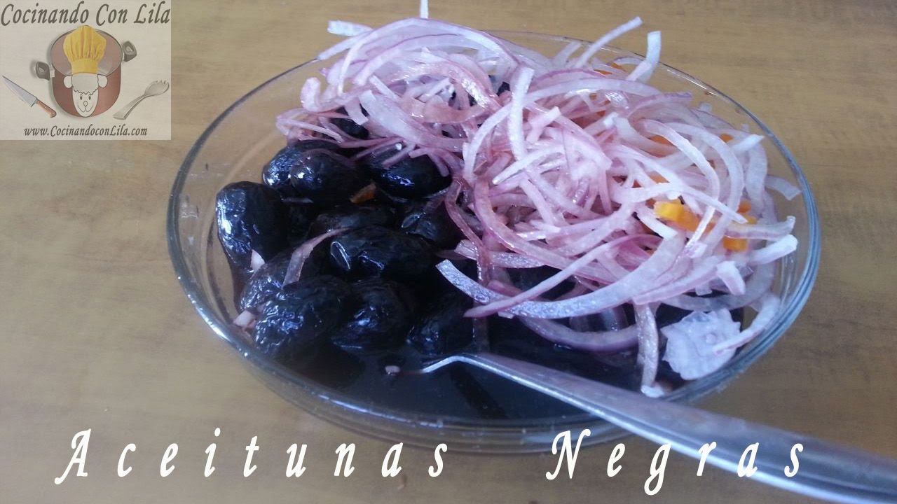 ACEITUNAS NEGRAS PARA EL DESAYUNO - OLIVAS NEGRAS