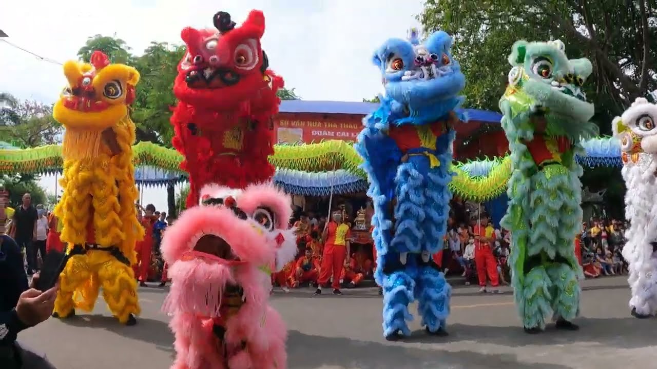 Múa Lân đặc sắc nhất Đoàn LSR Bảo Vương biểu diễn tại Đình Thần Tân Lân - Múa Lân 2024