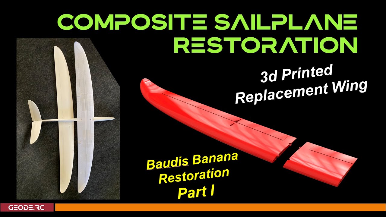 Composite Sailplane Restoration with 3D Printing