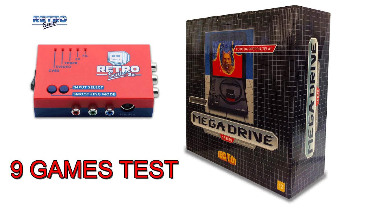 Scalers Tests #02 - RetroScaler2x | Tectoy's Mega Drive 2017 [MD2017]
