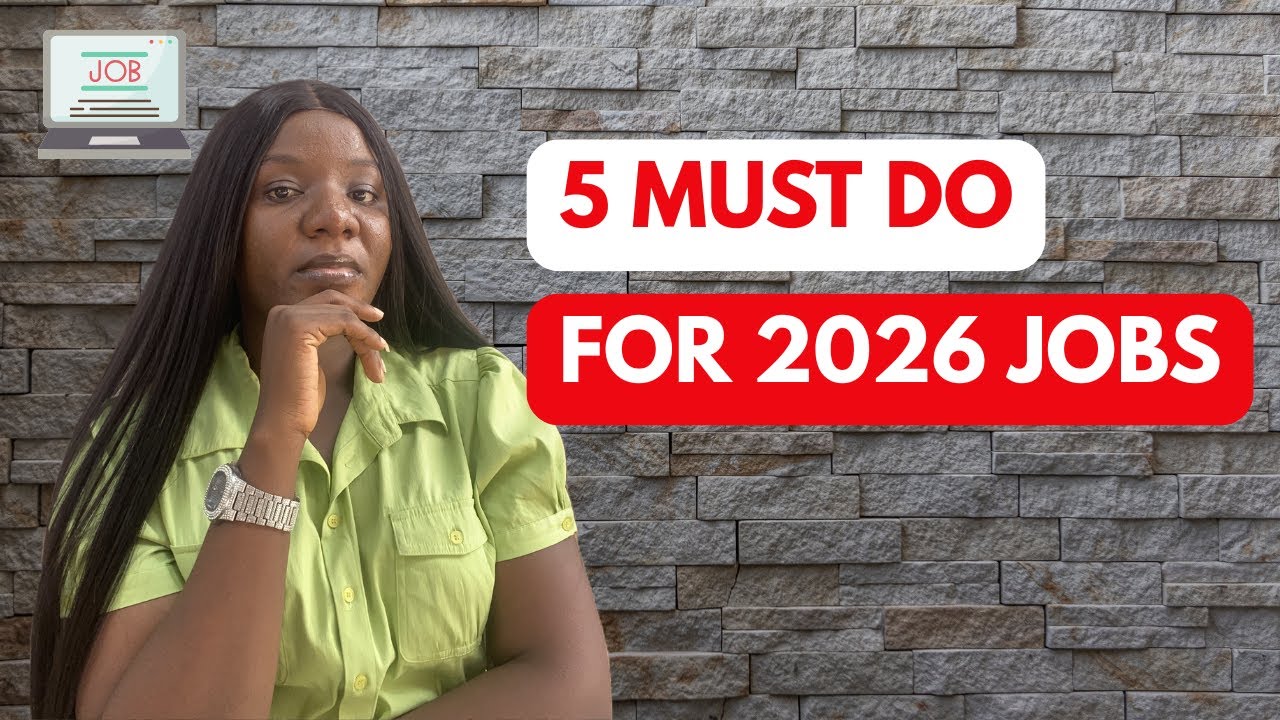 5 Things You MUST Do Before Applying for Any Job in 2026!