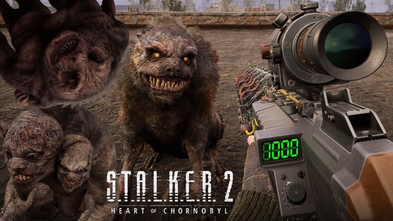 ГАУСС-ПУШКА vs ВСЕ МУТАНТЫ - S.T.A.L.K.E.R. 2: Сердце Чернобыля
