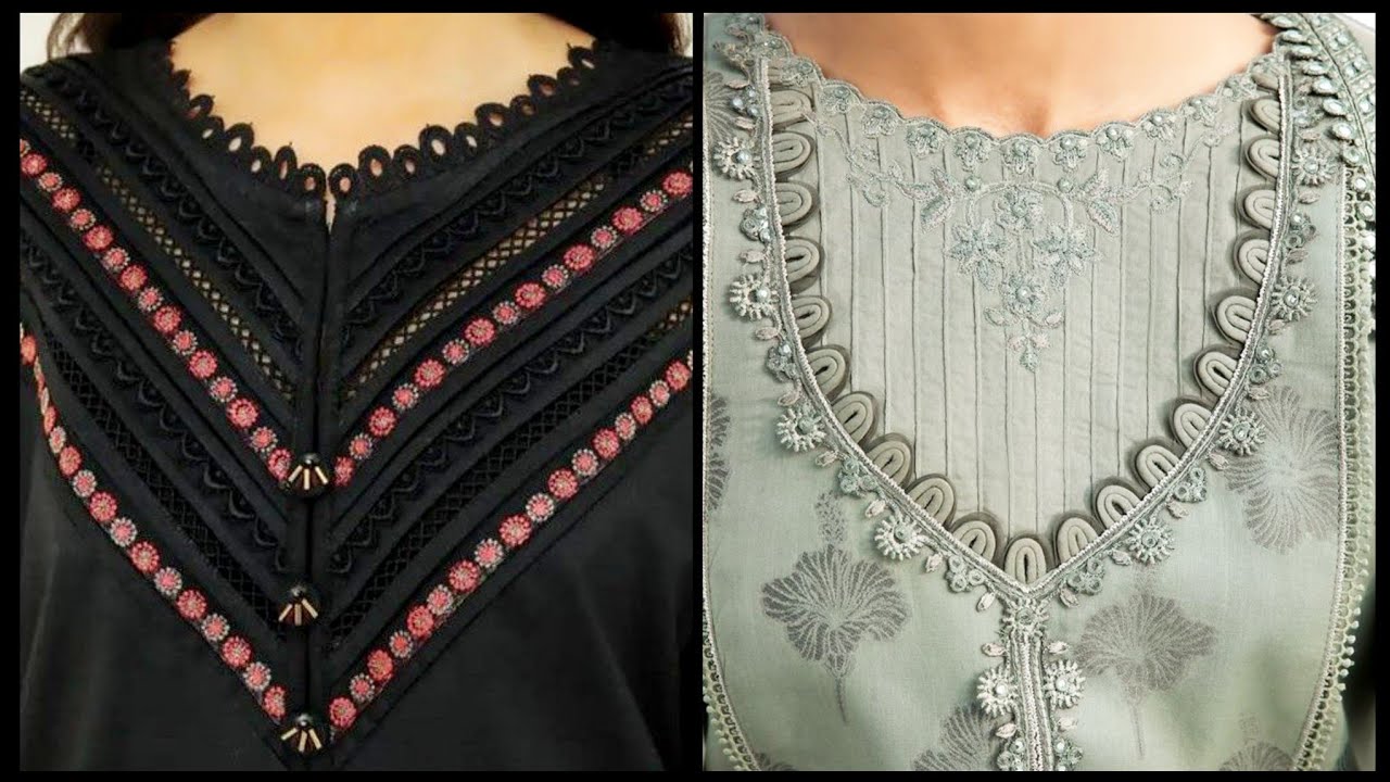 Most demanding and Gorgeous Kurt Neck Designs ideas for women's 