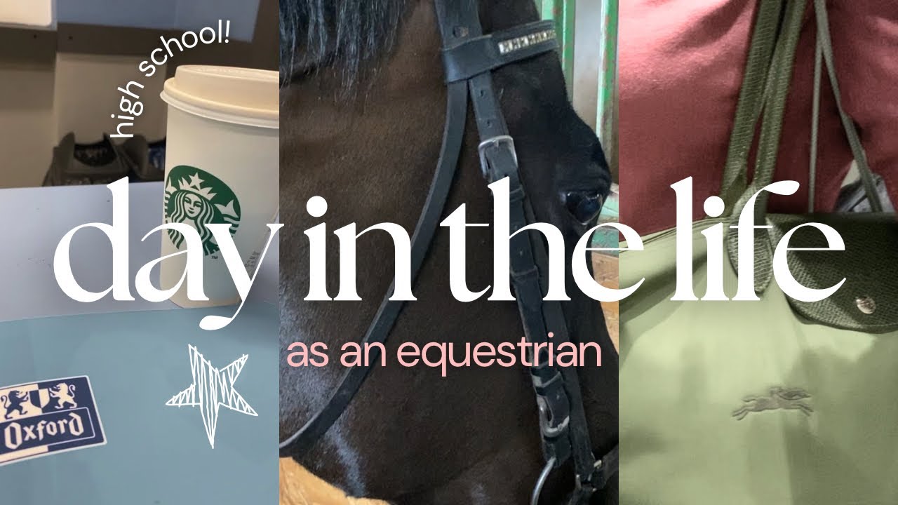 vlog - day in the life of an equestrian in high school🏫