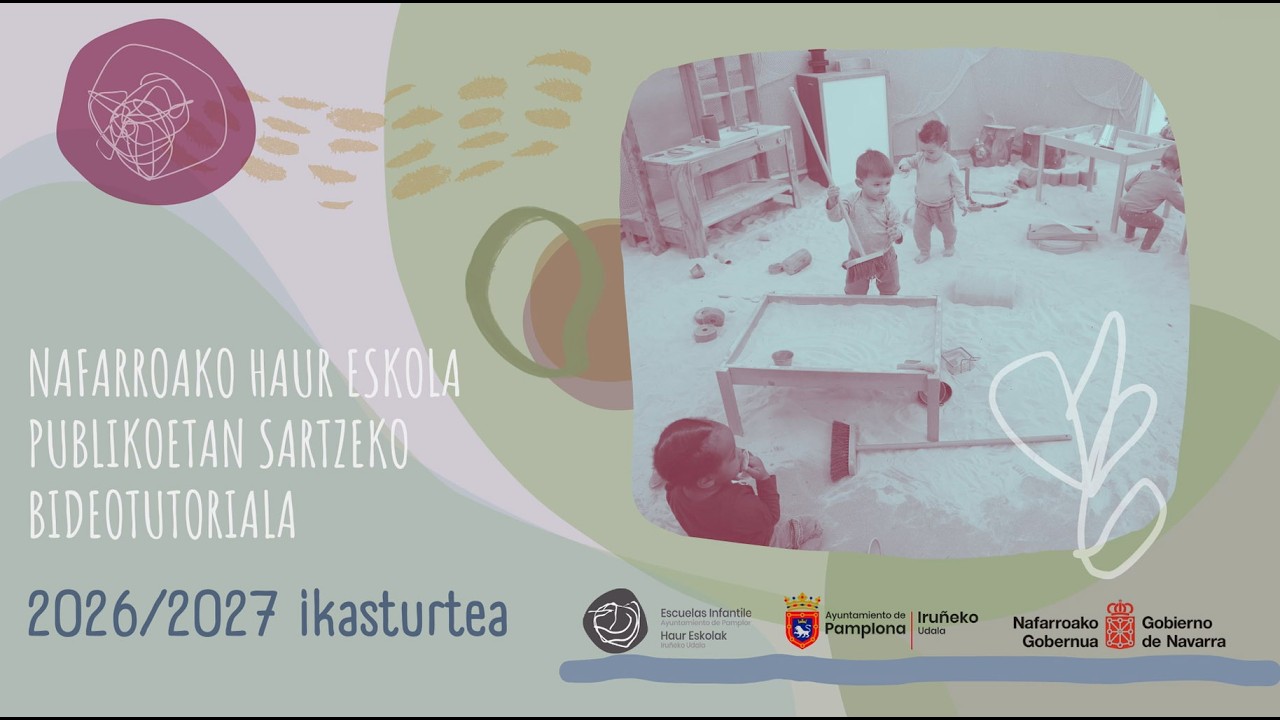 Tutorial acceso Escuelas Infantiles 2026-2027 euskera
