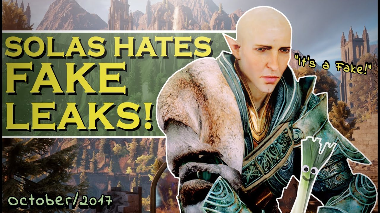 Investigating the FALSE Dragon Age 4 Leak That Solas HATES!
