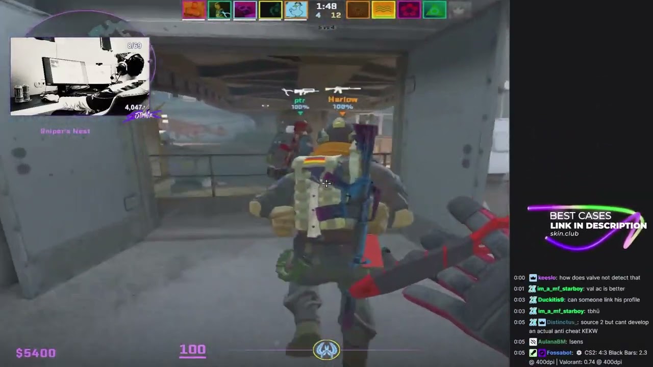 twitch reacts to Vac live! (CS2)