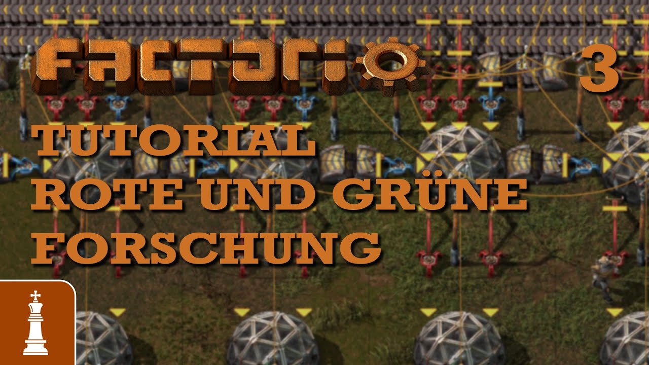 SO baust DU ROTE und GR&Uuml;NE Forschung in Factorio 2023 #3 | Guide Community Deutsch