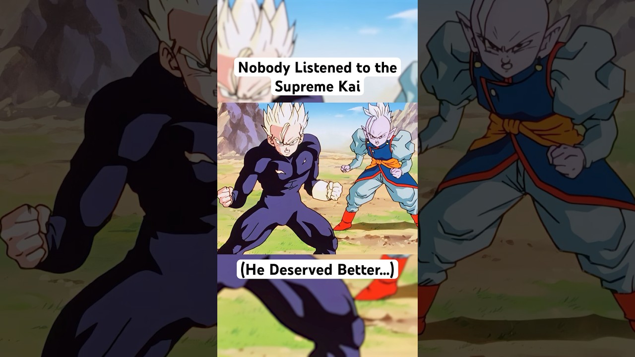 Nobody Listened to the Supreme Kai #shorts #dragonball #goku