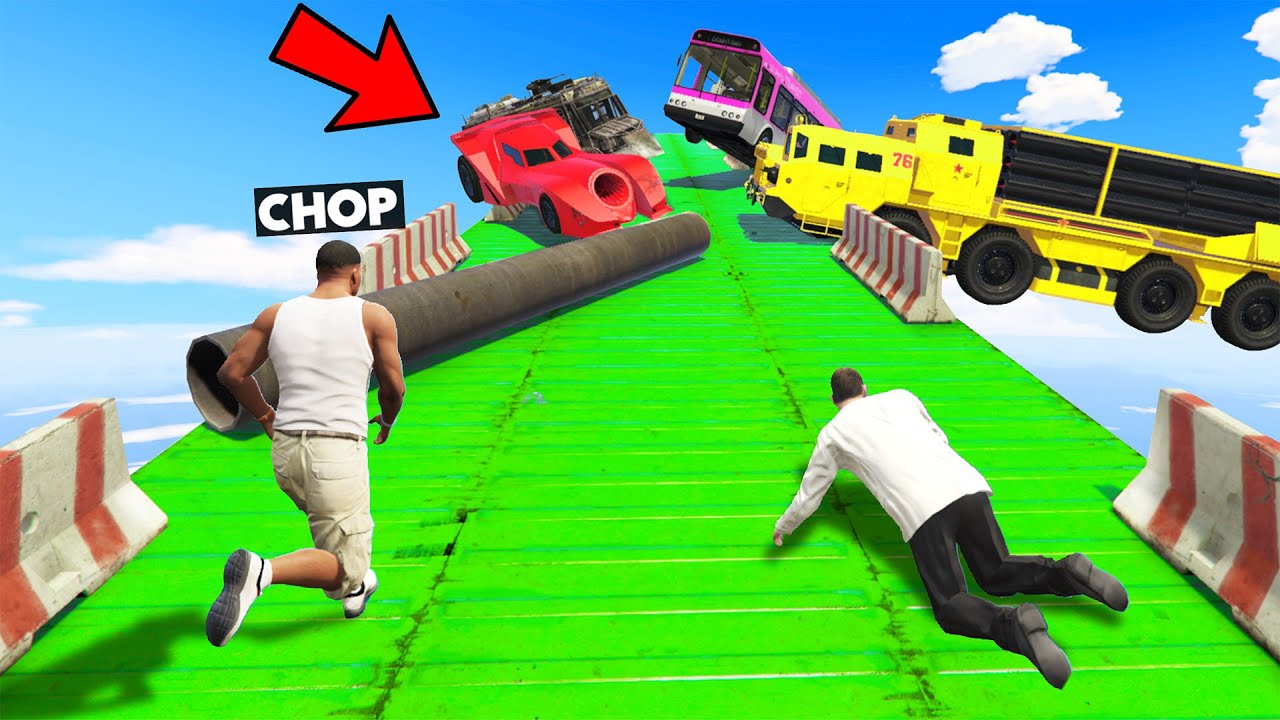 GTA 5 SUPER INSANE AVALANCHE RUNNERS AGAINST CHOP