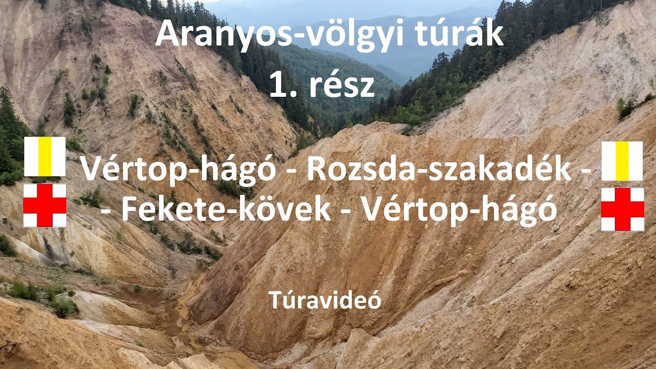 Túravideó: Aranyos-völgyi túrák | 1.rész: Vértop-hágó – Rozsda-szakadék - Fekete-kövek - Vértop-hágó