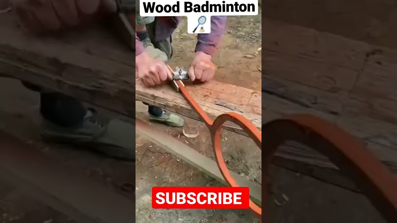 Wood Badminton🏸| ASW SHORTSS | #SHORTS #SHORTVIDEO #YOUTUBESHORTS #VIRALSHORTS #VIRAL #badminton