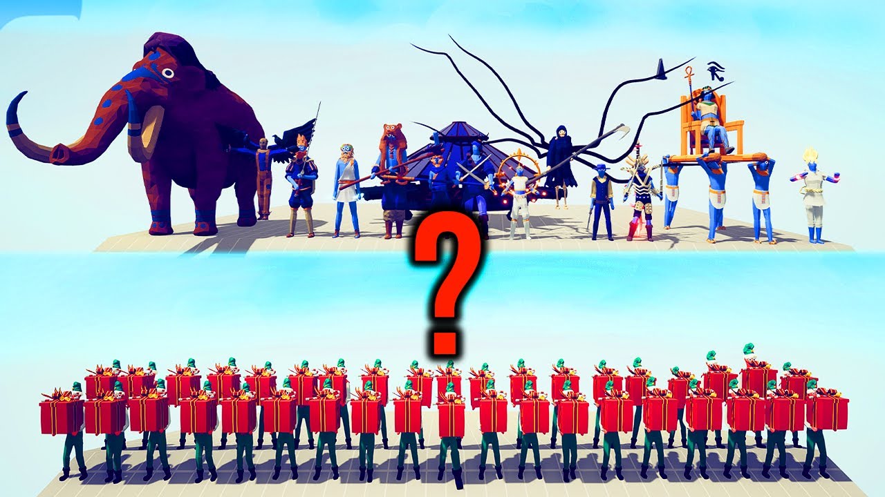 PRESENT ELF TEAM vs BOSS TEAM #68 | TABS - Totally Accurate Battle Simulator