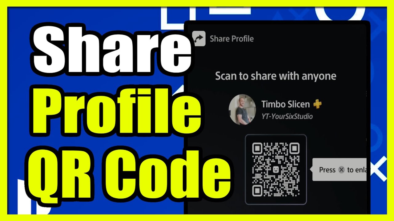 Как поделиться профилем PS5 с помощью QR-кода и добавить друга (простое руководство)