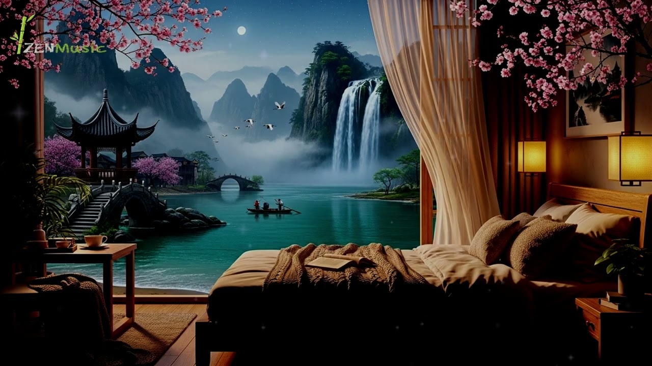 Misty Mountains & Whispering Wind Calm Bamboo Flute & Nature Sounds for Yoga & Meditation