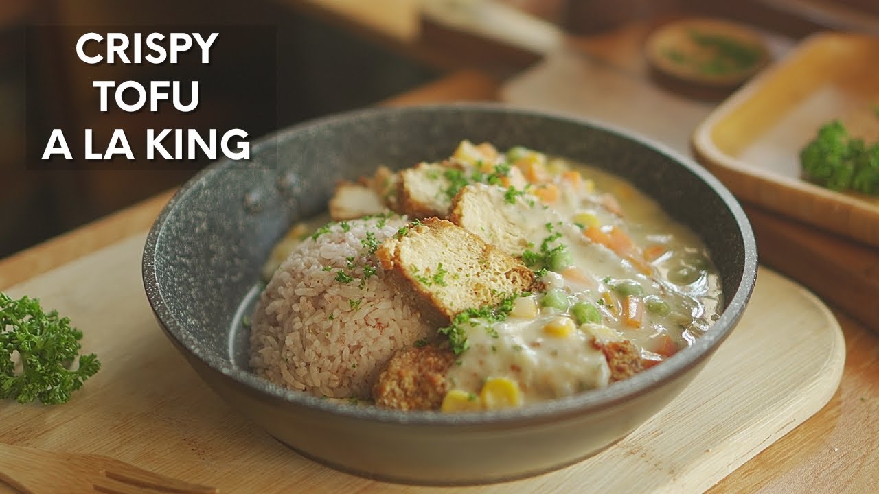 Crispy Tofu a la King Recipe | Vegan and Vegetarian Tofu a la King