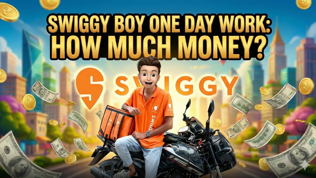 Swiggy Delivery in Hyderabad | One Full Day Work – How Much Money?