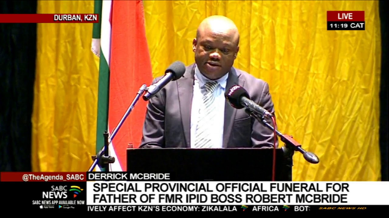Derrick McBride I Premier Sihle Zikalala pays tribute