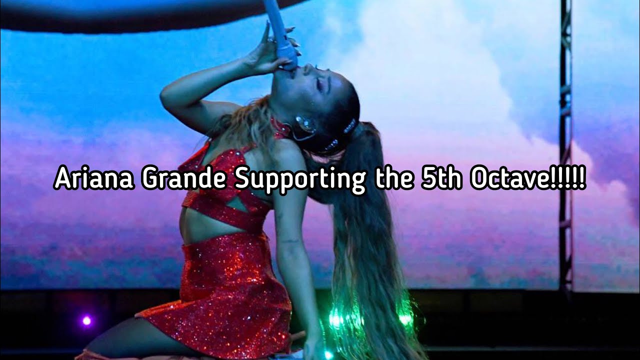 Ariana Grande Supporting the 5th Octave Belts/Mix (C5-Bb5)