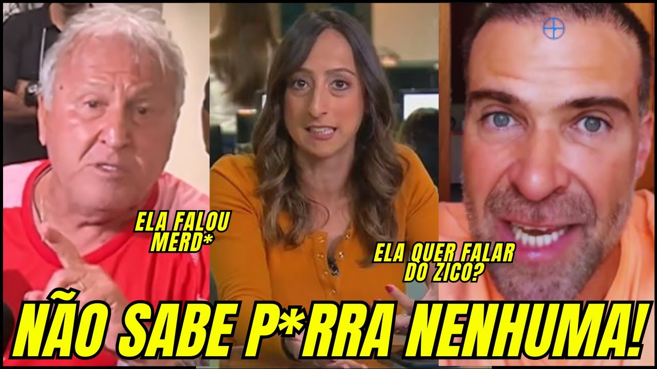 ZICO PERDE A LINHA COM JORNALISTA DA GLOBO E DETONA REPORTAGEM QUE CRITICOU O FLAMENGO E O CFZ