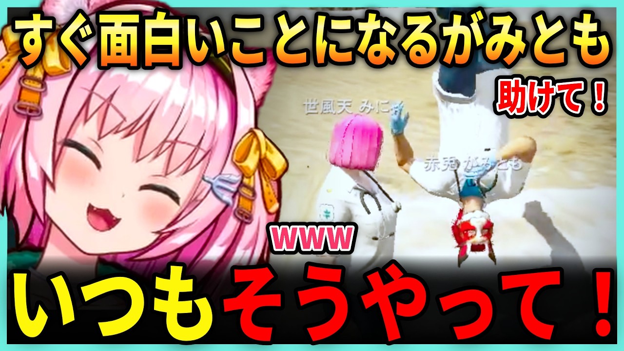 すぐ面白いことになるがみともに笑い転げるみにゃ / 海の新アクティビティで実験 / 猫カフェBBQ準備2【みにゃ /  MinyaSeptember/ ストグラ切り抜き】