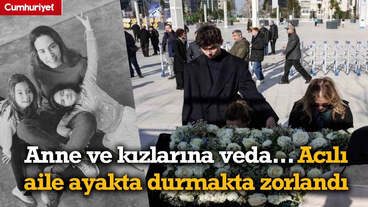 Kartalkaya'da facia: Anne ve kızları son yolculuğuna uğurlandı, acılı aile ayakta durmakta zorlandı