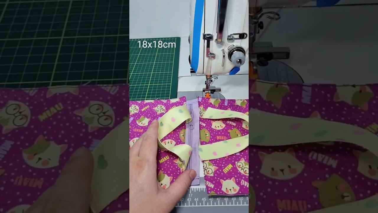 Como costurar uma mini bolsa #costura #tutorial #sewing #costurafacil 