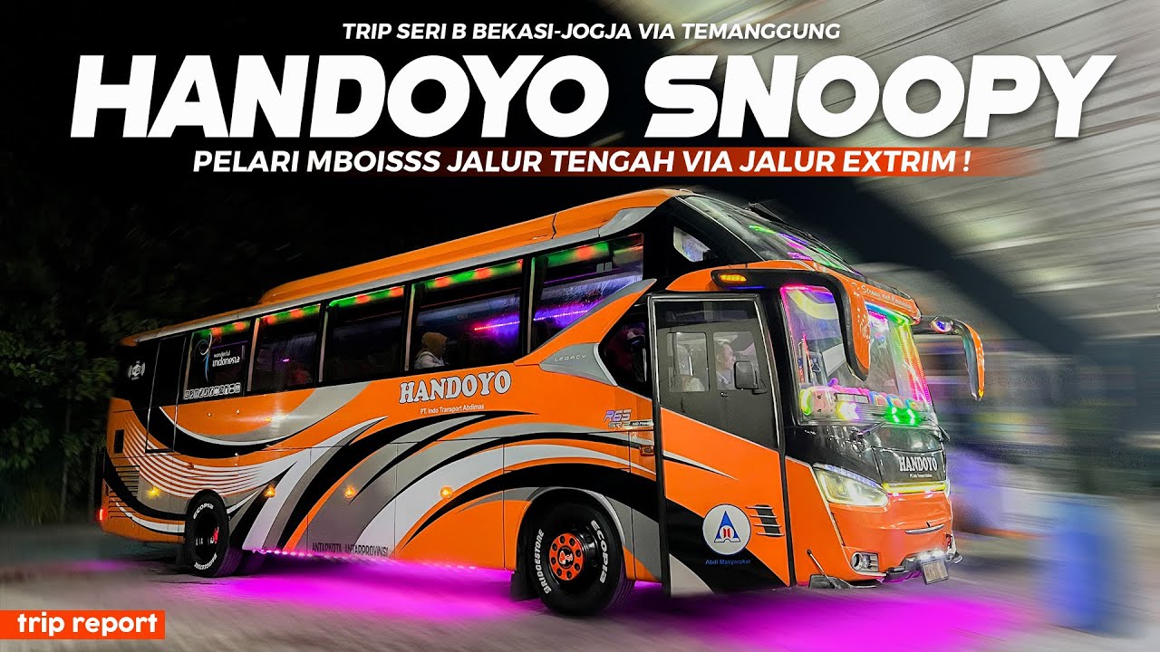 [ MAGELANG RACING STYLE !! ] BUS MBOISS JALUR TENGAH ! - Trip Handoyo Snoopy Seri B