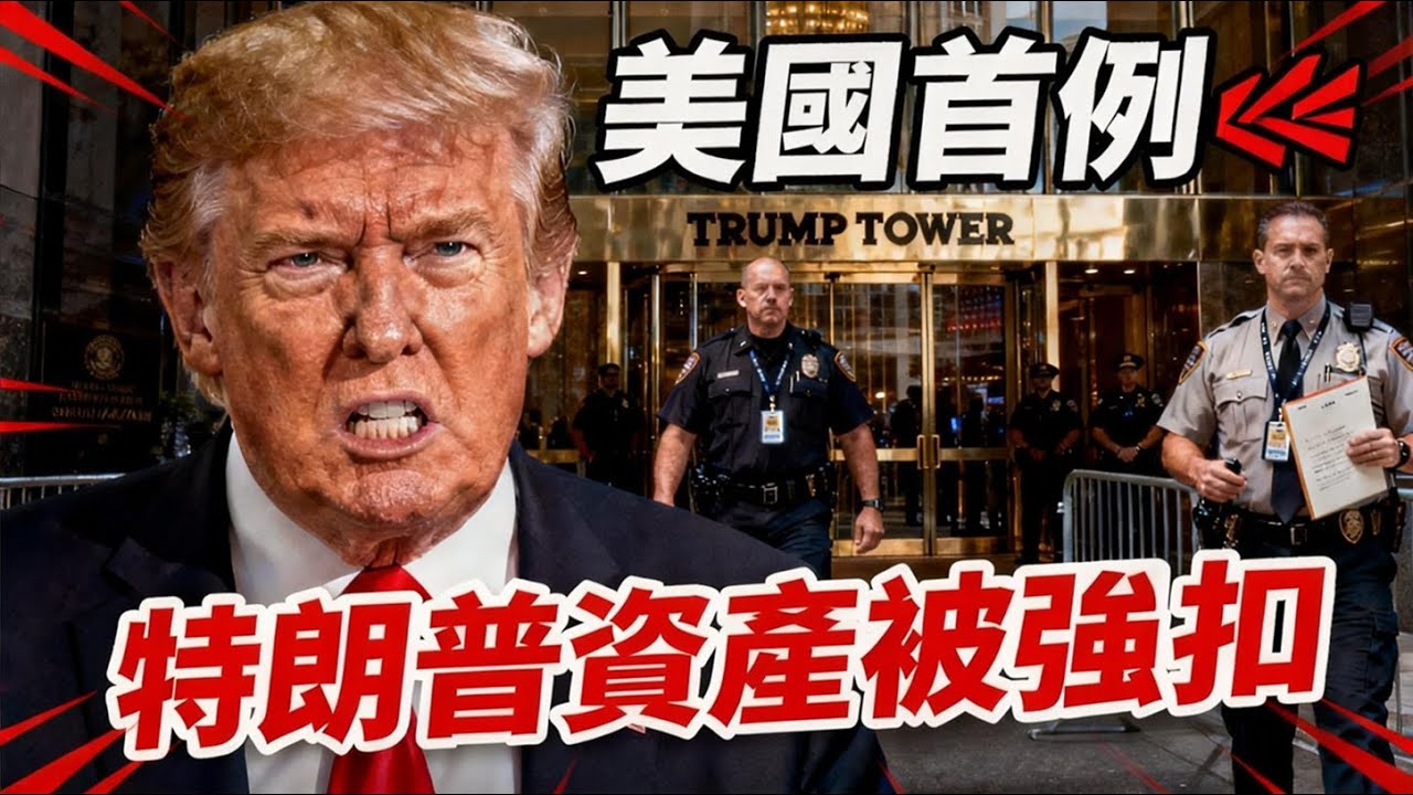 美國首例⚠️ 州政府上門扣資產！特朗普狂傲藐視法庭，4.8億債務逼垮商業帝國