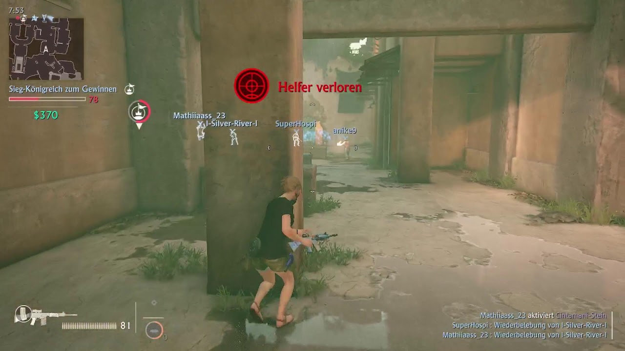 Uncharted jeder von den Gegnern brauch einen Teammate oder Explosion für einen Sieg traurig