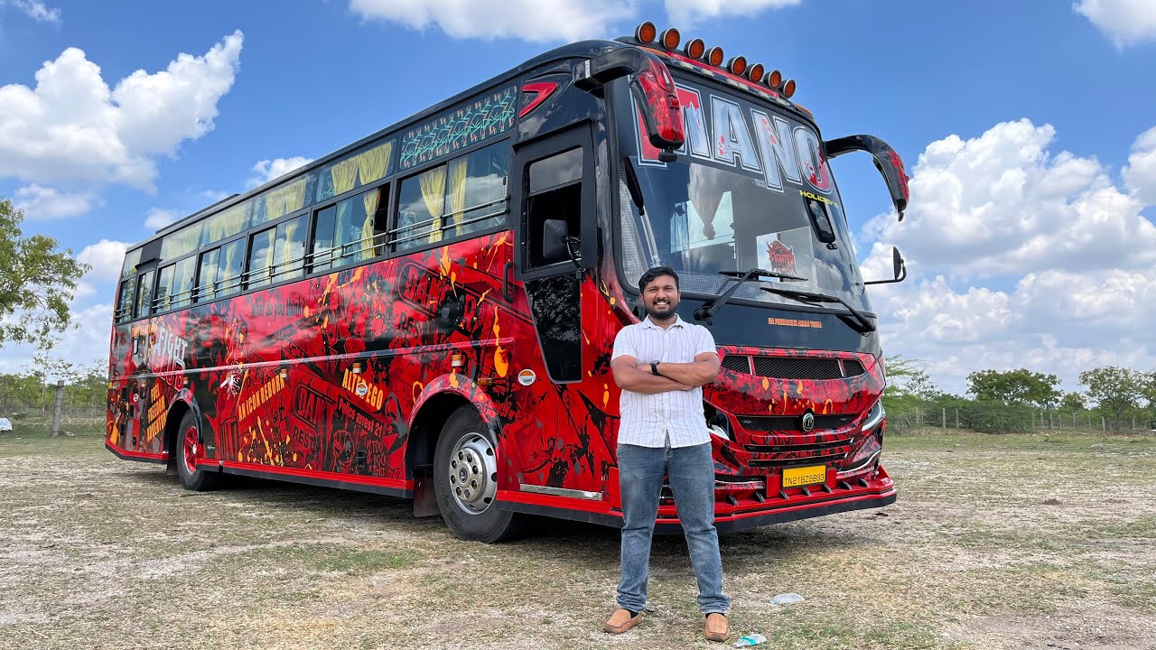 45 லட்சத்தில் Prakash பாடி😍 | Leyland’ன் Viking 222 Chassis😍 | Mano Holiday’s Tourist Bus 