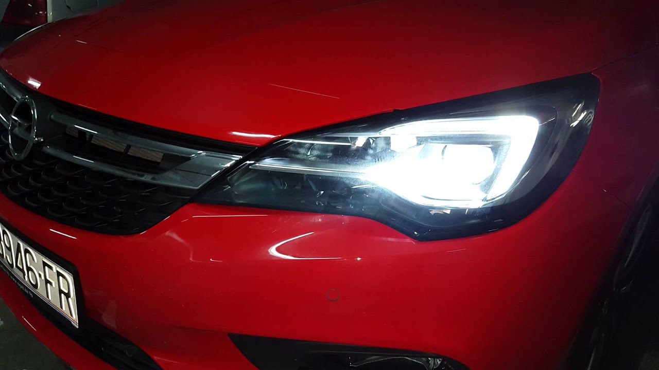 Opel Astra LED Matrix Light - unlock